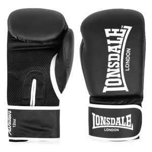 Lonsdale Ashdon Boxhandschuhe Schwarz Gewicht 10 oz