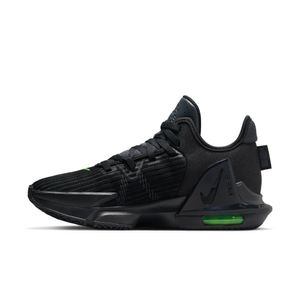 Nike Air Max LeBron James Witness VI Vnútorná basketbalová obuv Vnútorná obuv Sneaker black/green CZ4052-004, Veľkosť topánky:45.5 EU
