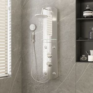 vidaXL Duschpaneel 25x43x110 cm Silber vidaXL Duschpaneel 25x43x110 cm Silber