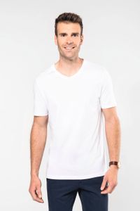 Kariban Premium Supima® Herren-T-Shirt mit V-Ausschnitt und kurzen Ärmeln
