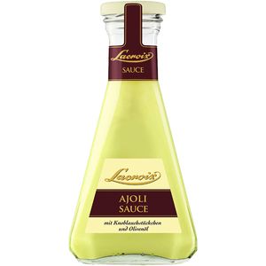 Lacroix Ajoli Sauce mit Knoblauchstückchen und Olivenöl 200ml