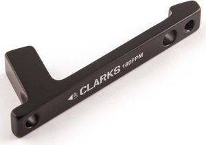 Clarks Post Mount Front Scheibenbrems-bremssattel-adapter Schwarz 203 mm Schwarz 203 mm