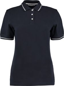 Dámske polo tričko Kustom Kit St. Mellion s krátkym rukávom BC625 (48) (námornícka modrá/biela)