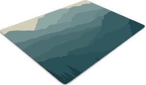 Stuhlunterlage Bürostuhlunterlage 120 cm x 90 cm Bodenmatte Bürostuhlunterlage - Wald