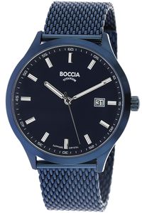 Boccia Herren Quarz Armbanduhr aus Titan mit Saphirglas - 3614-05
