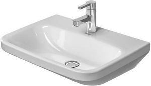 Duravit Waschtisch MED DURASTYLE ohne Überlauf, mit Hahnlochbank, 600 x 440 mm, ohne Hahnloch weiß