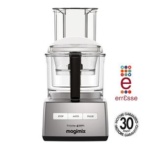 Magimix Küchenmaschine Compact 4200 XL Chrom Matt + Würfel-Set