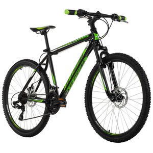 Mountainbike Hardtail 26 Zoll Sharp schwarz-grün KS Cycling 618M, 619M