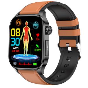 2,04" Smartwatch ženy Muži, s funkcí telefonu Fitness Tracker Hodinky Sportovní monitorování zdraví BT5.2 S0S funkce tísňového volání IP68 Vodotěsné, němčina