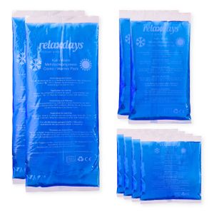 relaxdays Kühlpads Gel 8er Set