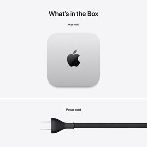 Apple Mac mini - M4 bis - RAM 24 GB - SSD 512 GB - Apple M4 10-Core - Gigabit Ethernet, IEEE 802.11ax (Wi-Fi 6E), Bluetooth 5.3 - macOS Sequoia 15.0 -
