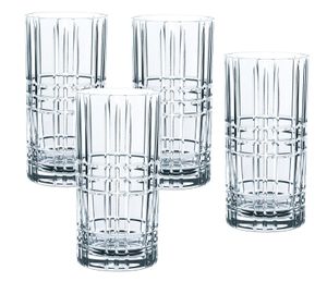 Nachtmann Longdrink SET/4 + 4 Glastrinkhalme 7573/8tlg Tastes Good 103144