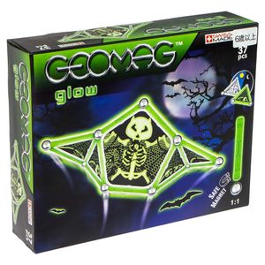 Geomag Magnetspielzeug Glow ghost, leuchten im Dunkeln, 37-teilig