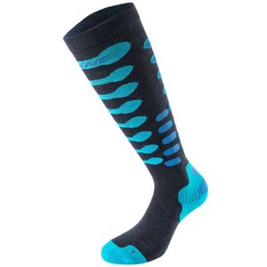 Lenz Compression 3.0 Merino Socken Farbe: Schwarz/Blau, Grösse: XL