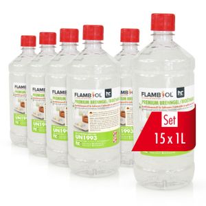 15x 1 L FLAMBIOL® Premium Brenngel