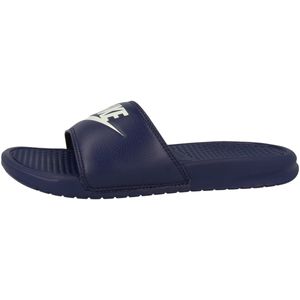 Nike Benassi JDI Just Do It Badeschuhe Slide verschiedene Farben, Farbe:blau, Schuhgröße:EUR 45