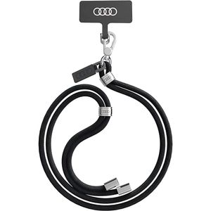 Audi Uniwersalna Smycz Do Telefonu 120Cm 6Mm Crossbody Czarny/Black Au-Cbl6-R8/D1-Bk