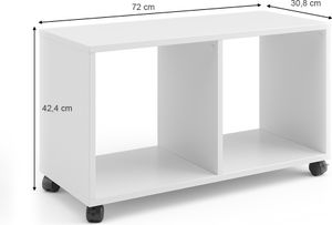 Vicco Kinderregal Luigi, 72 x 42.4 cm, Weiß