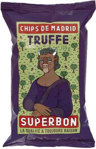 Superbon Chips Trufle Kartoffelchips mit Trüffel würzig knusprig 135g Superbon Chips Trufle Kartoffelchips mit Trüffel würzig knusprig 135g