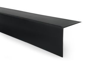 QUEST PVC PVC Winkelprofil, Selbstklebend Kantenschutz, Eckenschutz, schwarz, 30x30mm, 200m