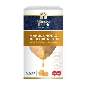 Manuka MGO 400+ Ingwer-Zitrone Lutschbonbons - Manuka Health - 100g