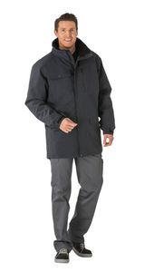 PLANAM Outdoor Secu Parka schwarz, marine Gr. XS - 4XL, Farbe:marine, Größe:4XL EU