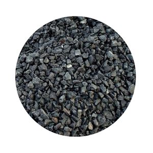 Basaltsplitt 5-8 mm - Ziersplitt aus schwarzem Basalt, vielseitig verwendbar in Garten, Hof & Wegen, gewaschen & naturbelassen, Deko- und Teichkies