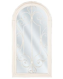 BELIANI Wandspiegel Weiß Fensteroptik 49 x 97 cm Metall im eleganten Design Klassisch