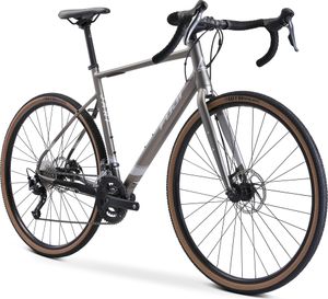 Fuji Jari 2.5 Gravelbike 28 Zoll Gravel Bike Damen und Herren ab 150 cm Road Bike Graveler Bike Cyclocross Fahrrad 16 Gang Shimano Claris, Farbe:matte pewter, Rahmengröße:54 cm