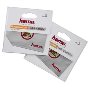 hama RFID Schutzhülle 2er Pack Maße: (B)87 x (H)63 mm