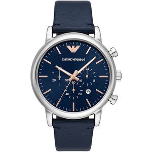 Emporio Armani Luigi Chrono Herren Chronograph Uhr - Blau | AR11451