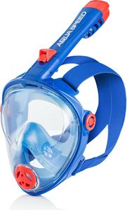 AQUA SPEED Kinder Schnorchelmaske Vollgesichtsmaske Taucherbrille Spectra 2.0, blau L