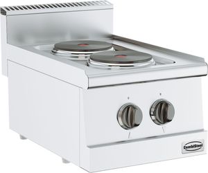 Elektrický sporák Base 600 se 2 plotýnkami Stolní model