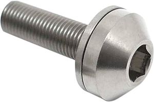 TLC Metric Titanium BMX Bolt Hub (14mm|Natural)