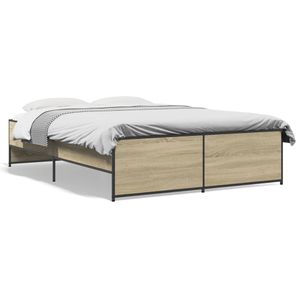 Dubový rám postele Sonoma 120x200 cm materiál na báze dreva a kovu