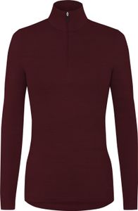 normani Damen Merino Langarm mit 1/4 Zipper