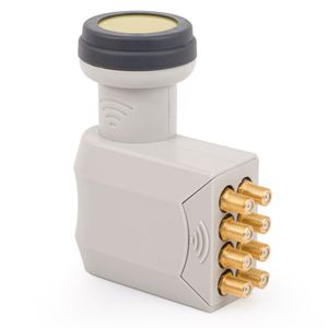 AX Mimic Sun Protect Octo LNB - hitze und kältebeständiger Wetterschutz LNB -35°C70°C - mit LTE Filter - LNB 8-Fach - LNB-Sat mit 0,1 db Rauschmaß - achtfach LNB Full HD 4K UHD 3D, LNB. Ausgänge:Octo