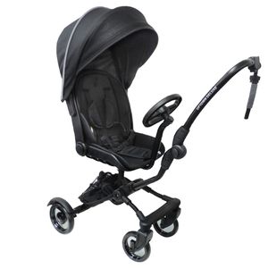 Eichhorn Uptown Rider Deluxe - Kleinkinder Geschwistersitz Anhänger für Kinderwagen mit Regenschutz und abnehmbarem Sonnendach