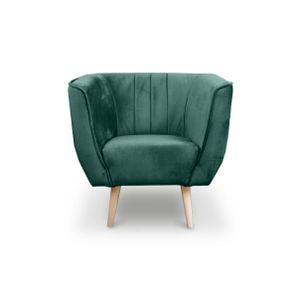 BETTSO Moderner Sessel im skandinavischen Stil PIK 1 MON 37 Grün Dunkelgrün Flaschengrün
