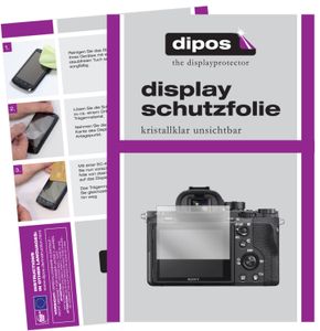 2x ochranná fólia pre Sony Alpha 7 III priehľadná ochranná fólia displeja dipos