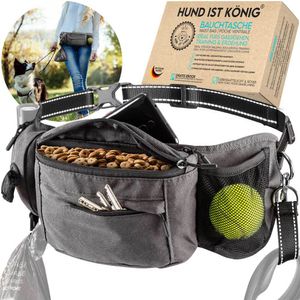 HUND IST KÖNIG® Bauchtasche für Leckerlis & Hundezubehör