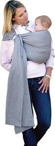 Baby-Tragetuch Ring Sling grey 180 cm