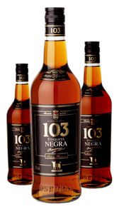 3 x Osborne - 103 Etiqueta Negra Solera Reserva Brandy de Jerez