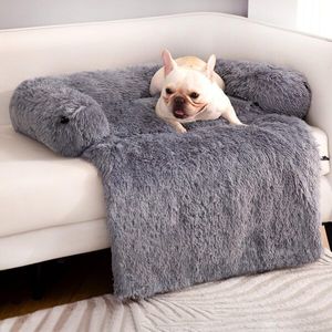 Hundedecke für Sofa, grau
