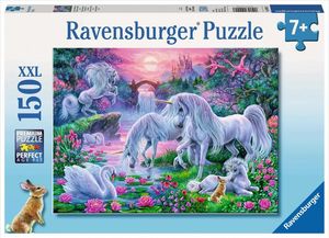 150 Teile Ravensburger Kinder Puzzle XXL Einhörner im Abendrot 10021