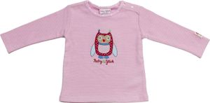 Salt & Pepper - Mädchen Baby Langarmshirt Eule Gr. 56
