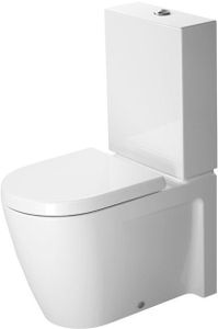 Duravit Stand-WC-Kombination STARCK 2 tief, 370 x 630 mm, Abgang Vario weiß