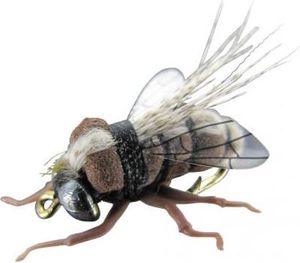 Jenzi Insektenimitate L 4Stk. Fliege Hornisse Moschusbock Wespe