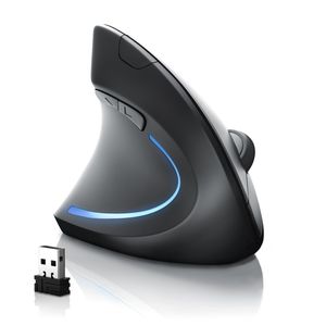 CSL – Maus kabellos für Linkshänder – Vertikalmaus Bluetooth und 2,4 Ghz Wireless Funkmaus – vertikal ergonomisch – Vorbeugung gegen Mausarm – für pc Laptop Notebook