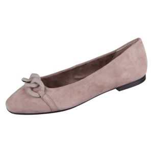 Tamaris Damen Ballerina in Beige, Größe 38